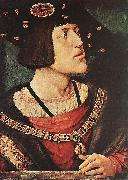 Bernard van orley Portrait of Charles V oil painting on canvas